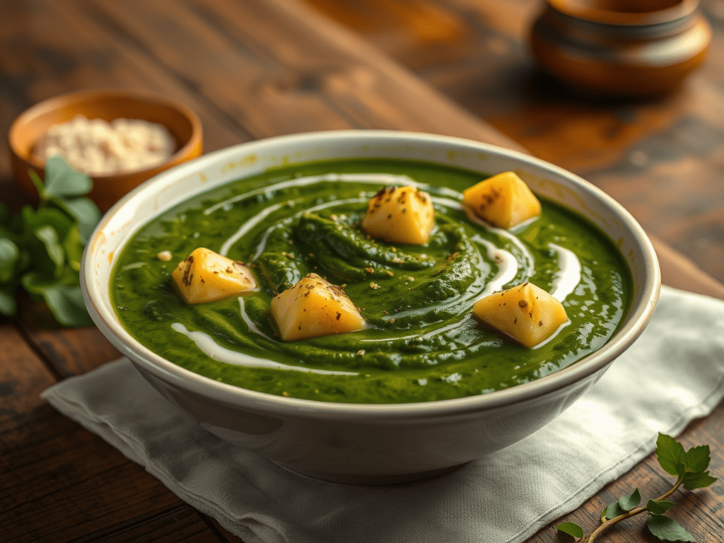 Emerald Comfort: Traditional Palak&nbsp;Paneer